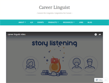 Tablet Screenshot of careerlinguist.com